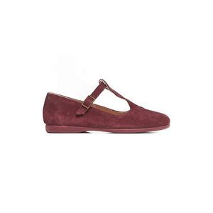 Childrenchic Spectator Suede T-Band, Red